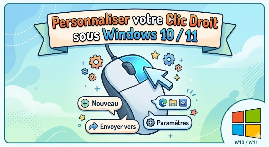 personnalisation du clic droit de la souris sous Windows