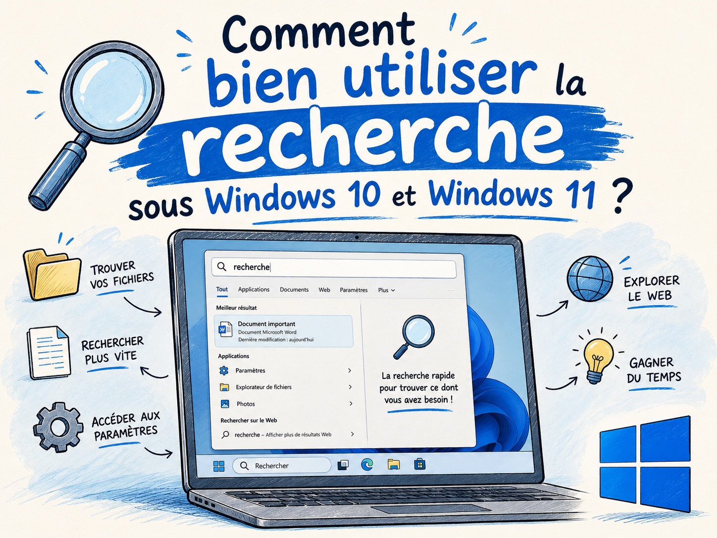 rechercher sous Windows