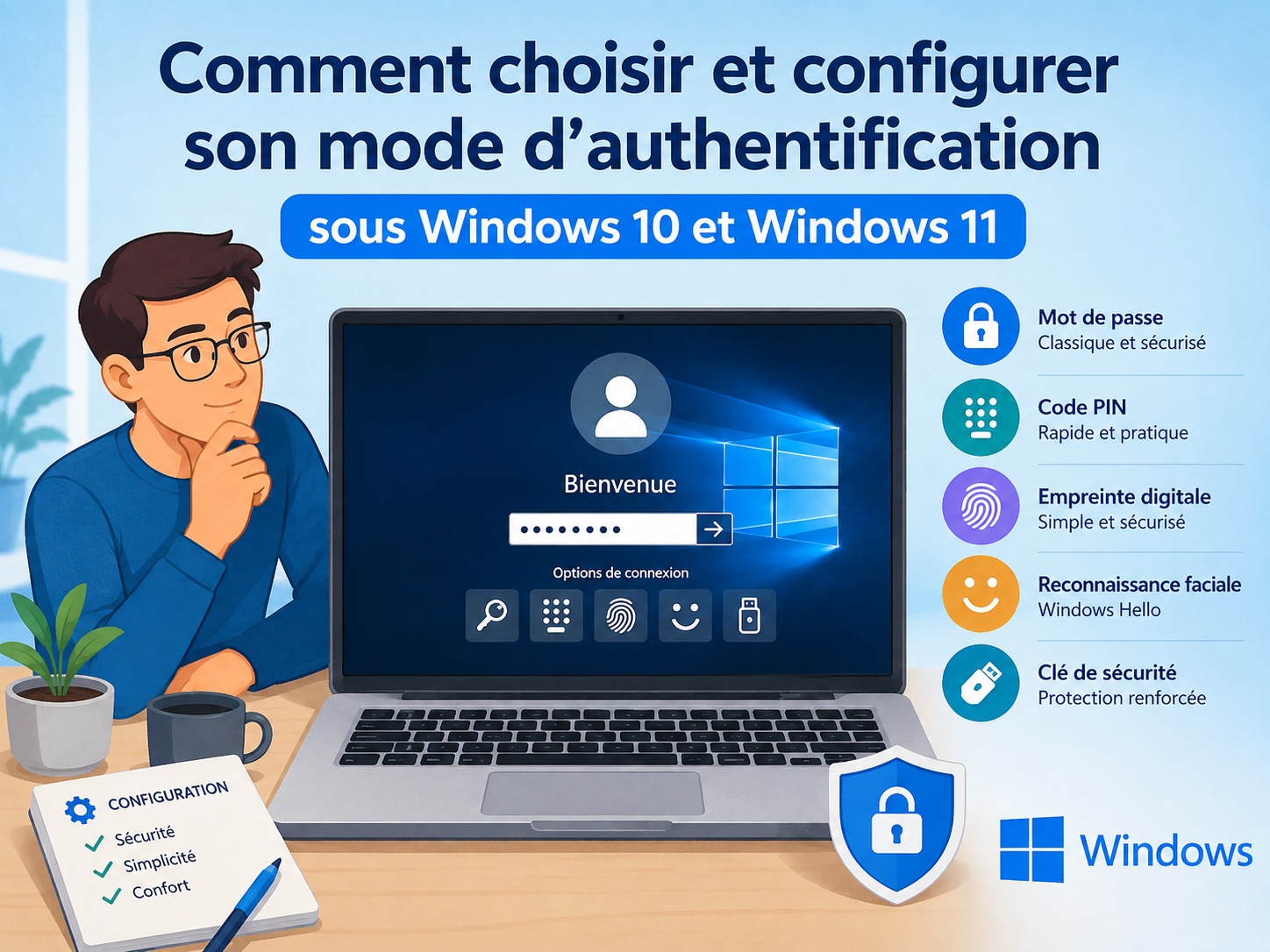 mode authentification Windows