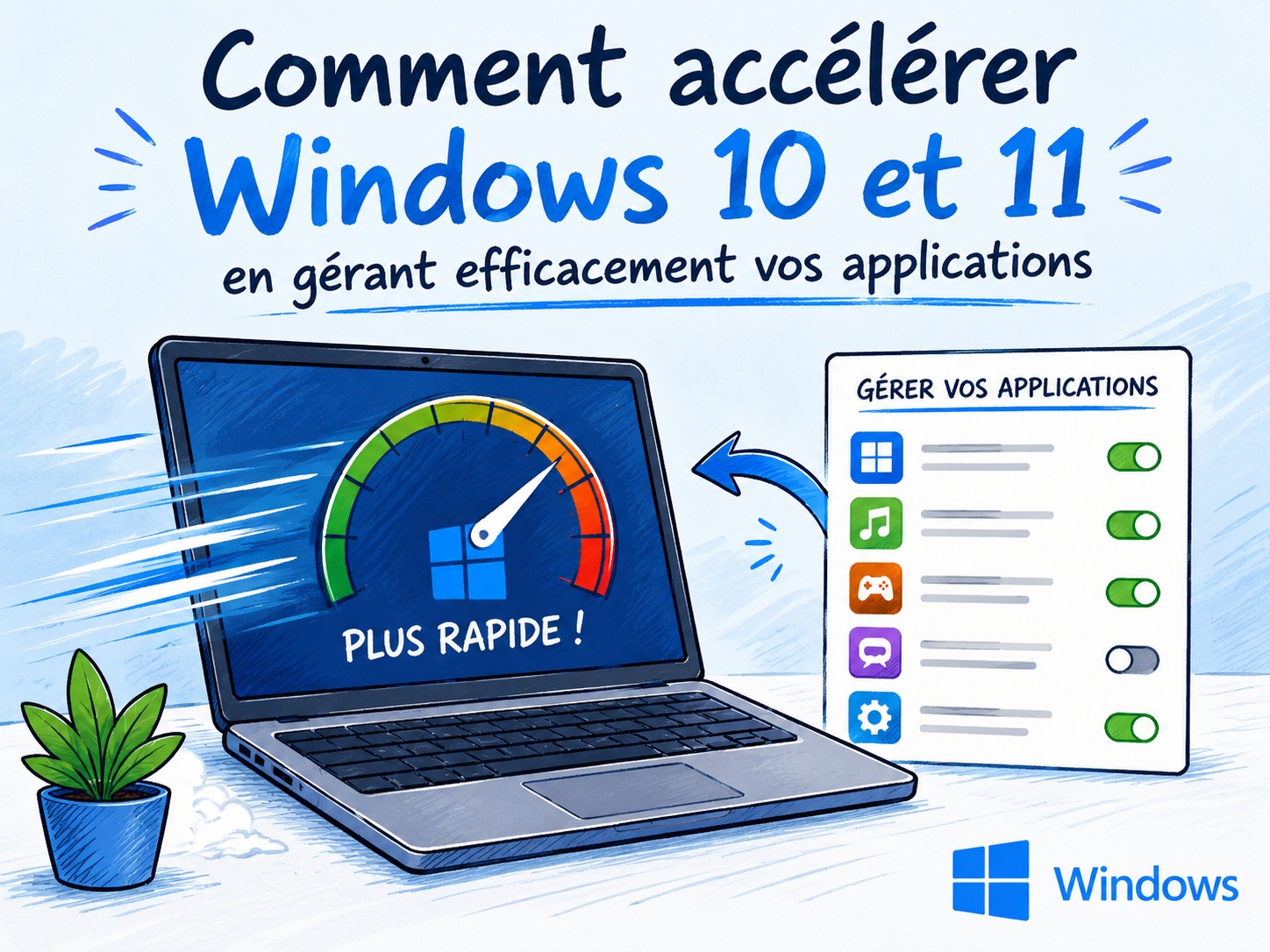 accélérer Windows