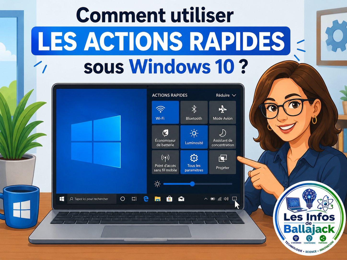 actions rapides Windows