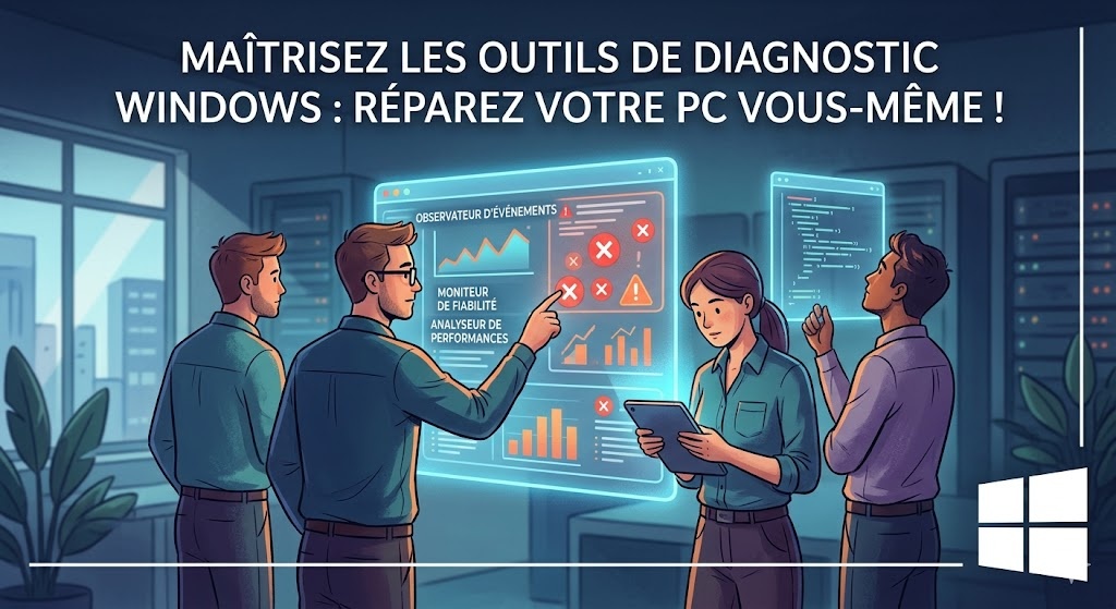 utilisation des outils de diagnostic de Windows