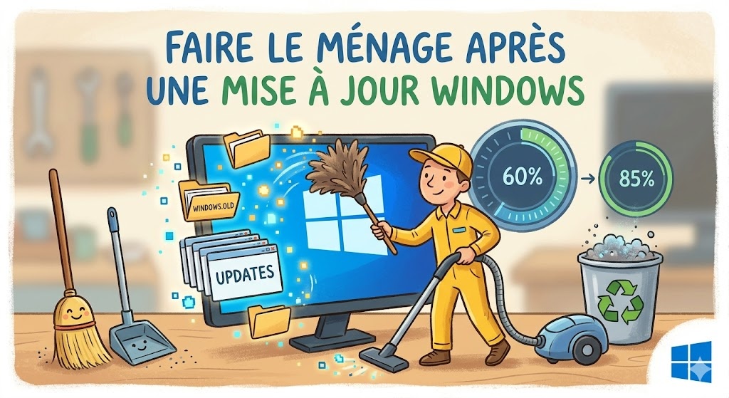 faire le ménage après une mise à jour Windows