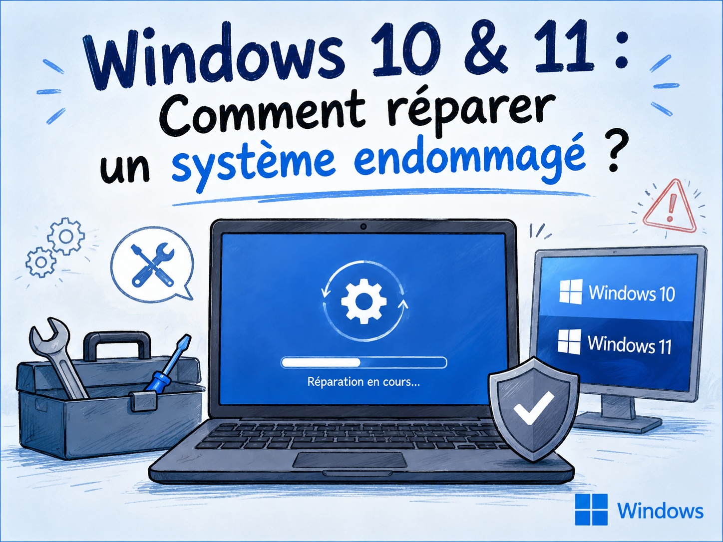 réparation système Windows corrompu