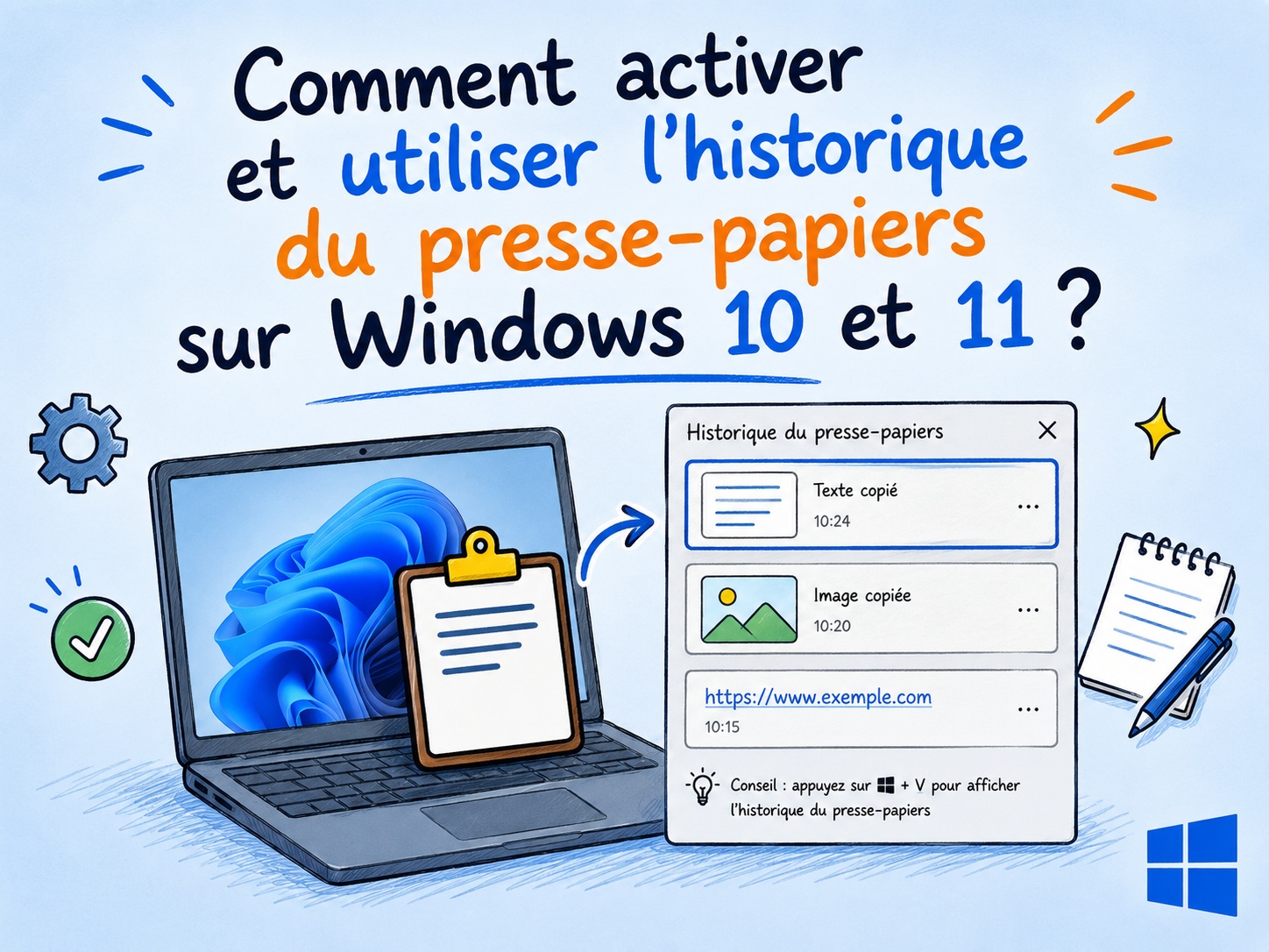 historique presse-papiers Windows