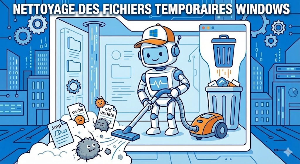 supprimer fichiers temporaires Windows