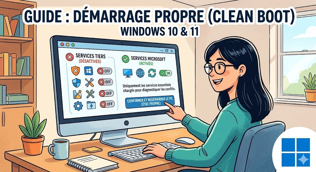 démarrage propre Windows