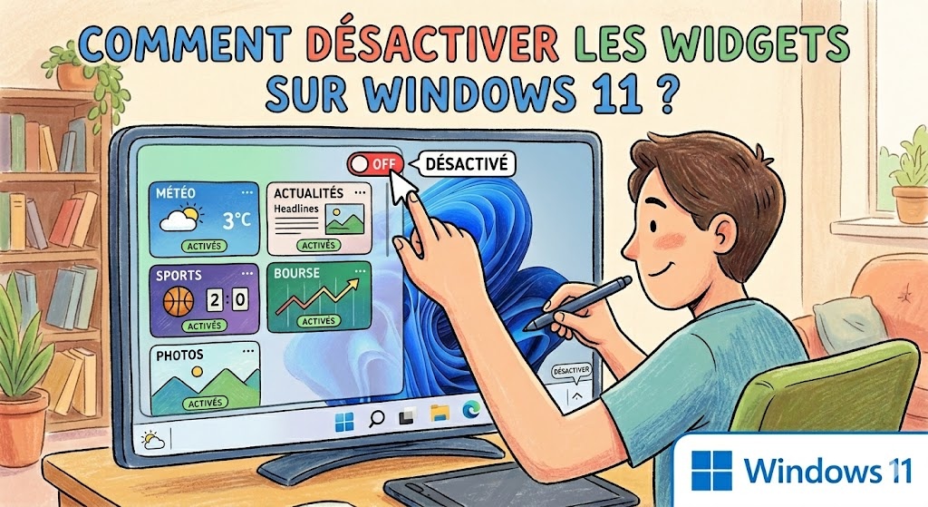 désactiver les widgets de Windows 11
