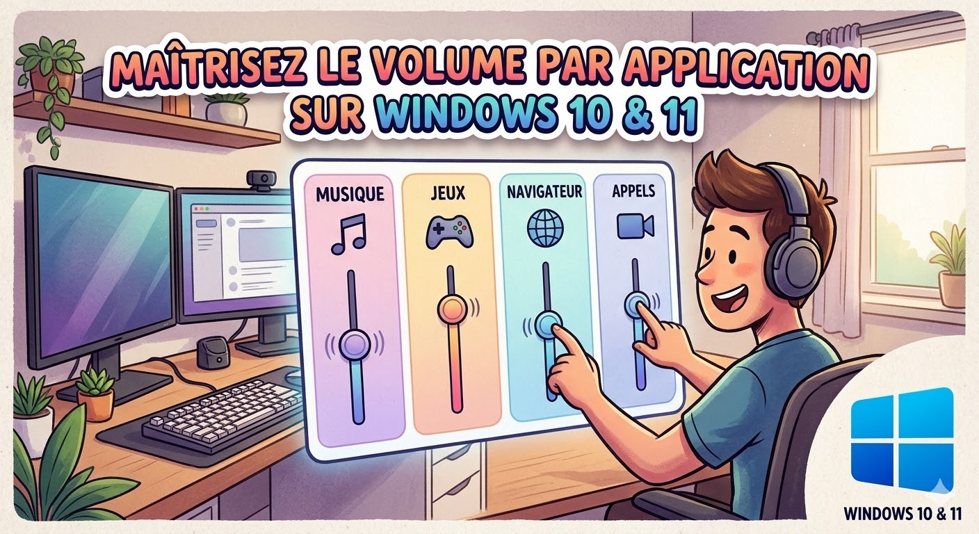 contrôler le volume audio des applications sous Windows