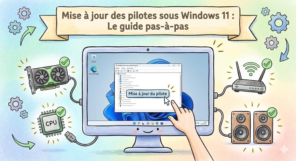 mise à jour des pilotes sous Windows 11