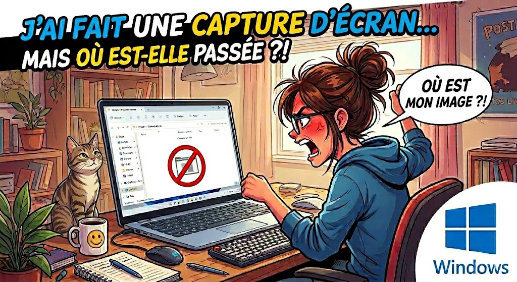 retrouver une capture d'écran sous Windows