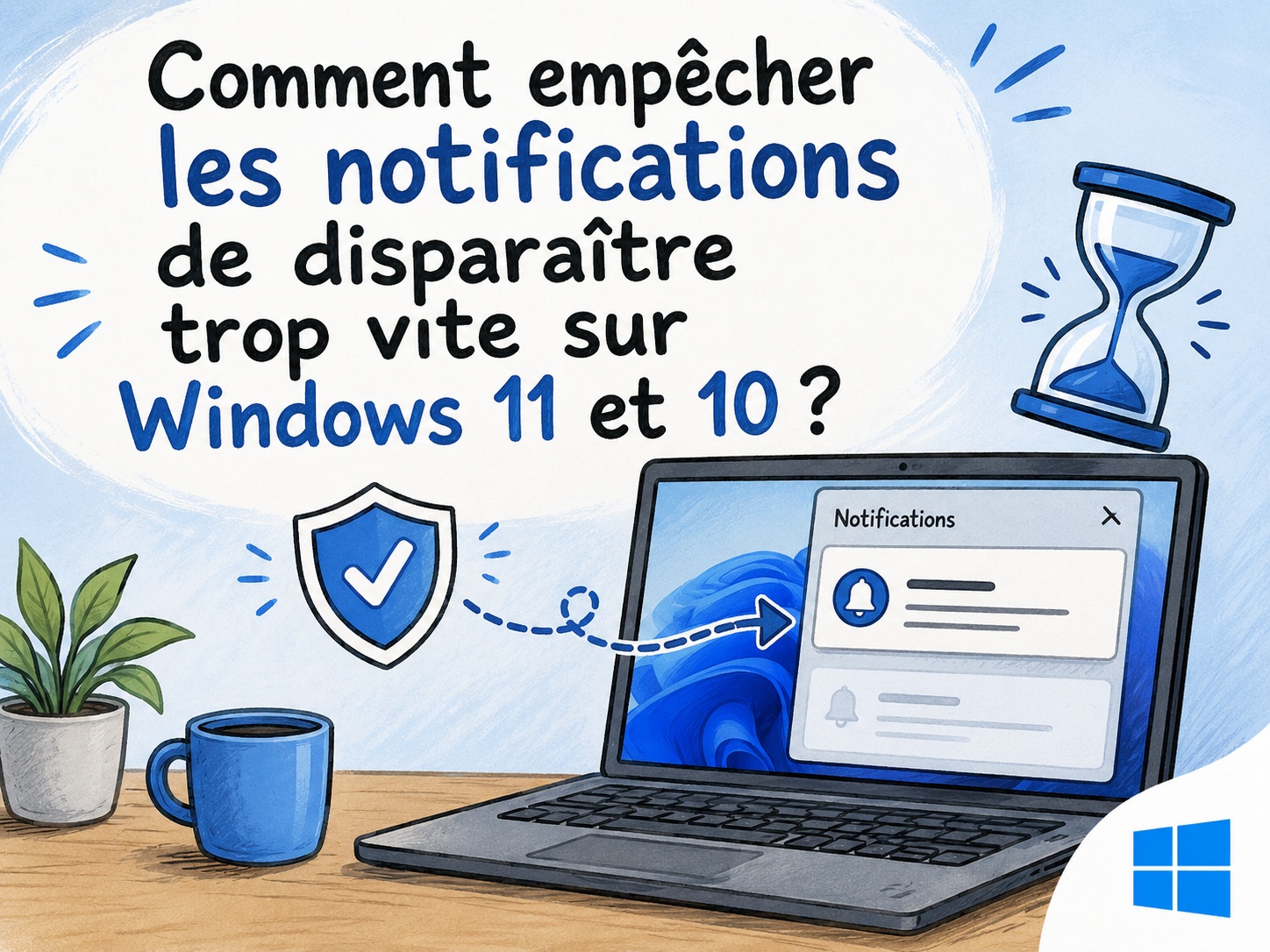 augmenter délai affichage notifications