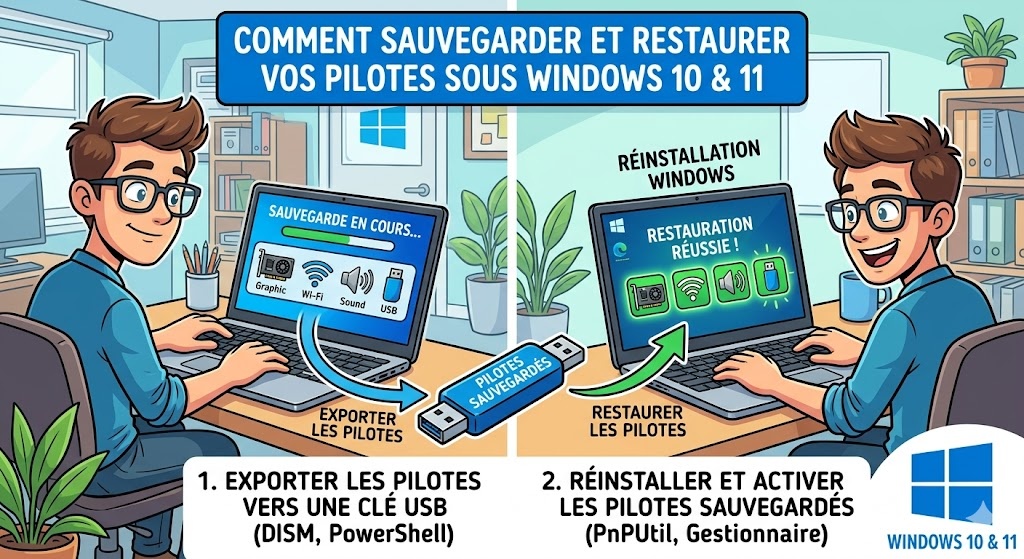 sauvegarde et restauration des pilotes sous Windows