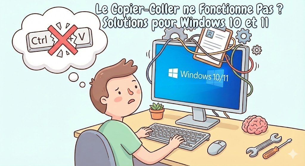 problème de copier-coller sous Windows