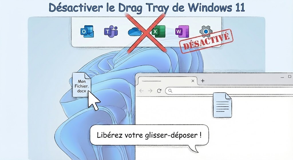 désactiver le plateau de partage de Windows 11