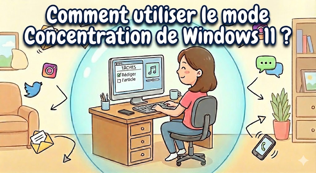 mode Concentration Windows 11
