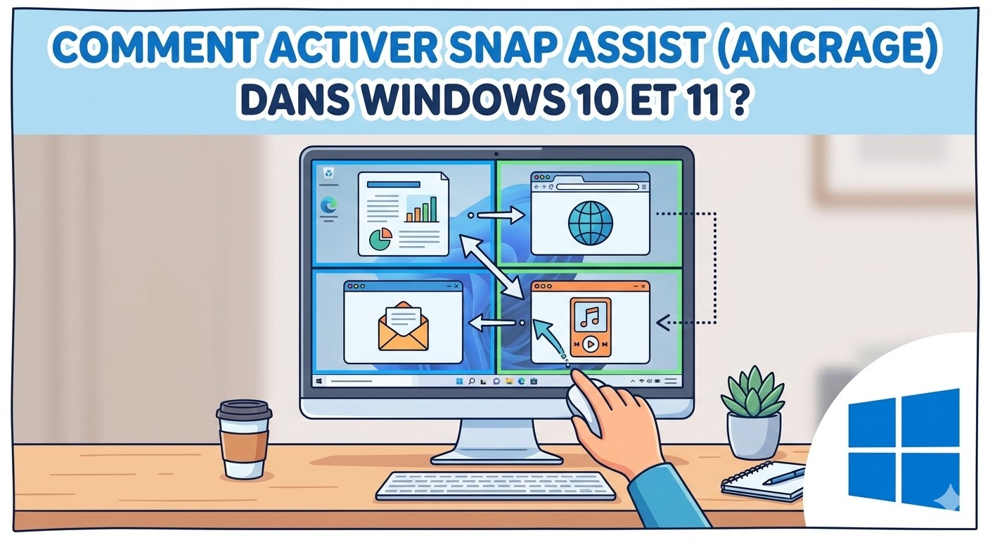 ancrage fenêtres Windows