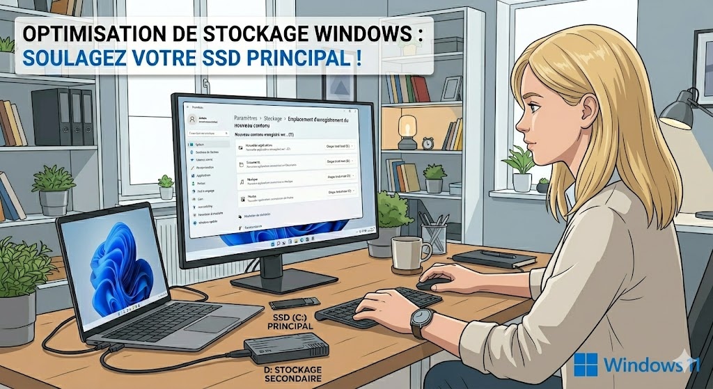 optimiser stockage Windows