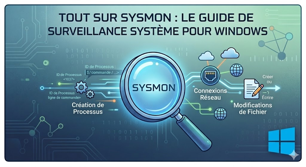installation et utilisation de Sysmon pour Windows