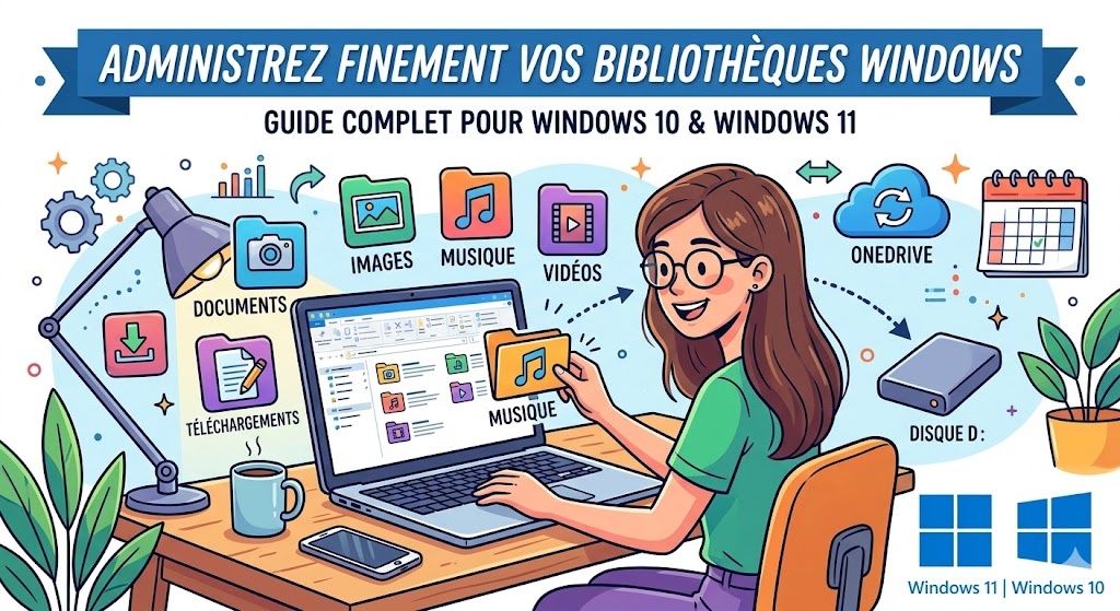 gérer les bibliothèques de Windows