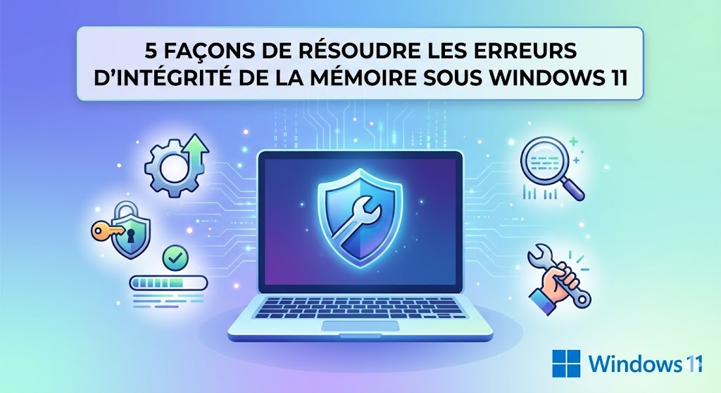 résoudre les problèmes d'intégrité mémoire Windows