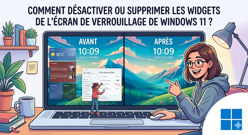 supprimer les widgets de l'écran de verrouillage de Windows 11