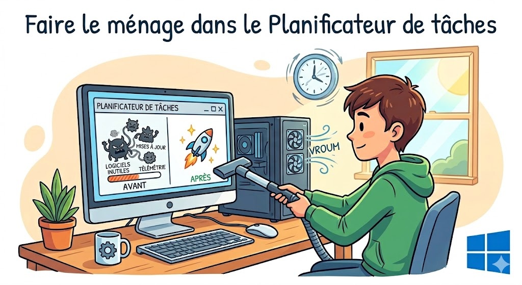 faire le ménage dans le Planificateur de tâches