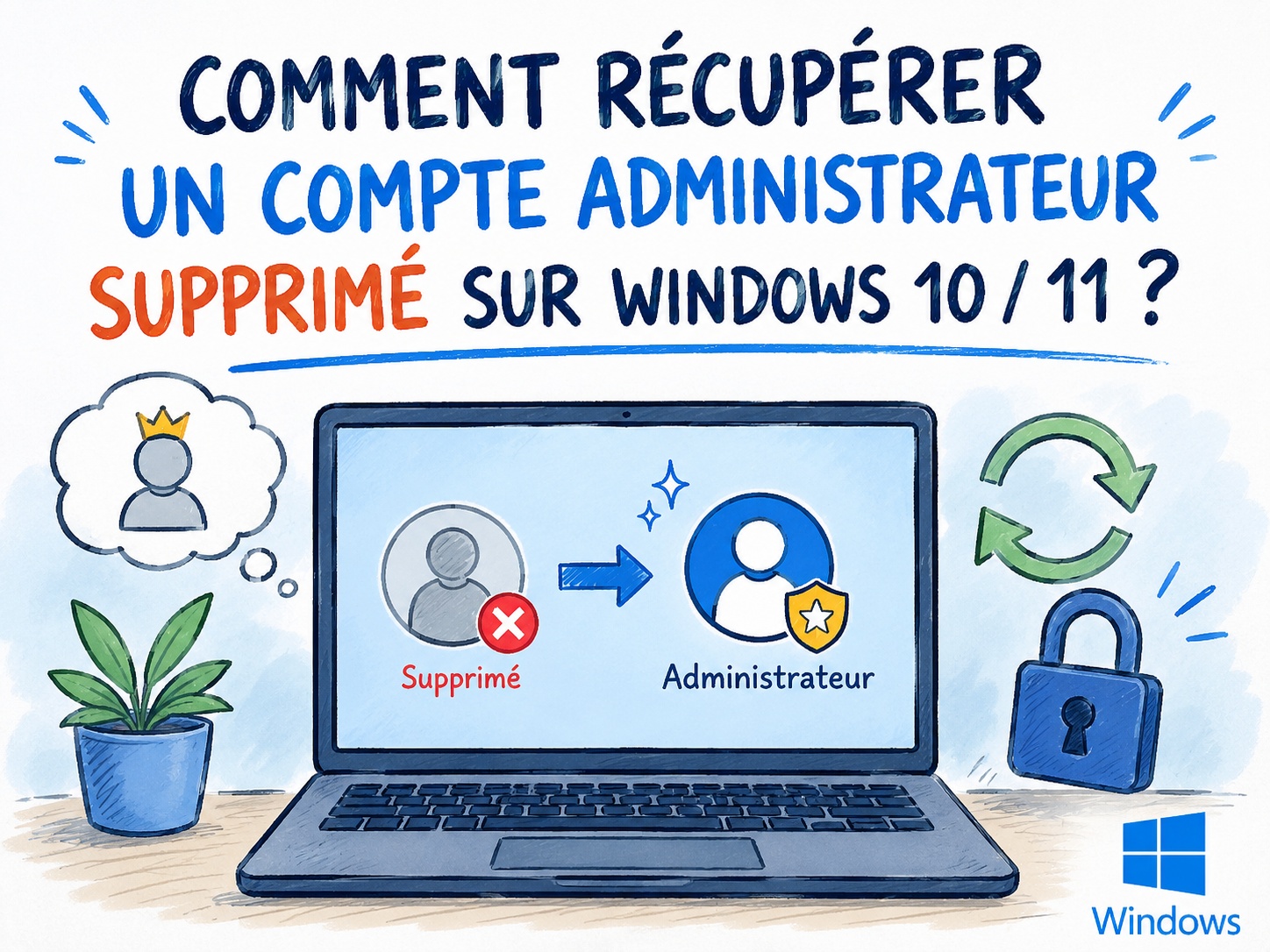 récupération d'un compte administrateur Windows