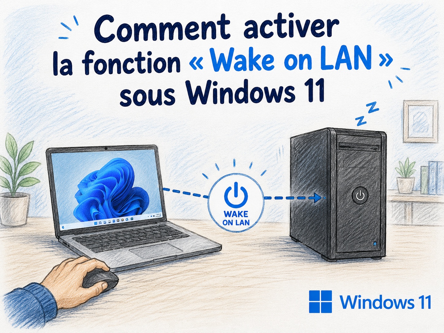 activation wake on lan Windows 11