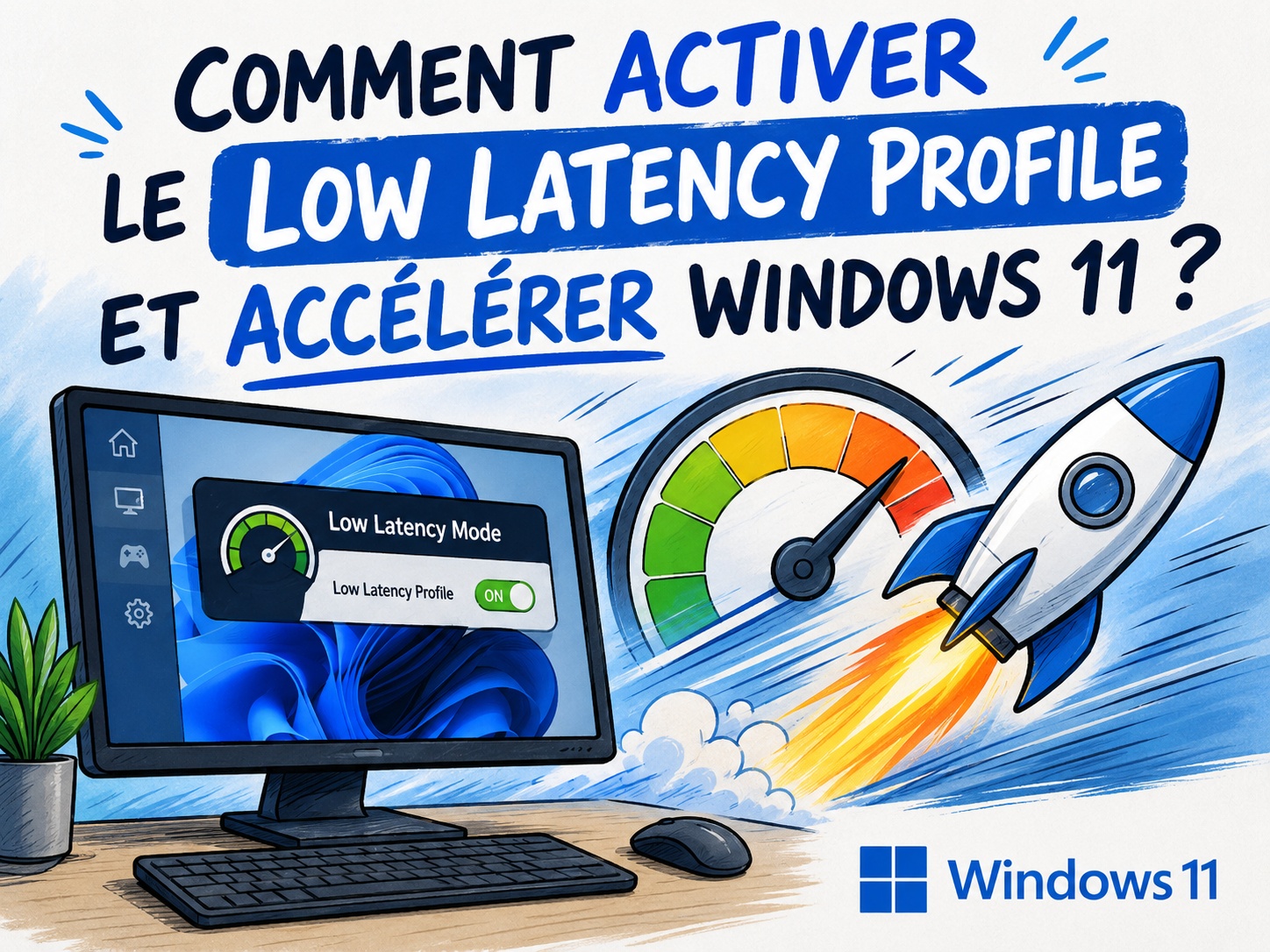activation du Low Latency profile Windows 11