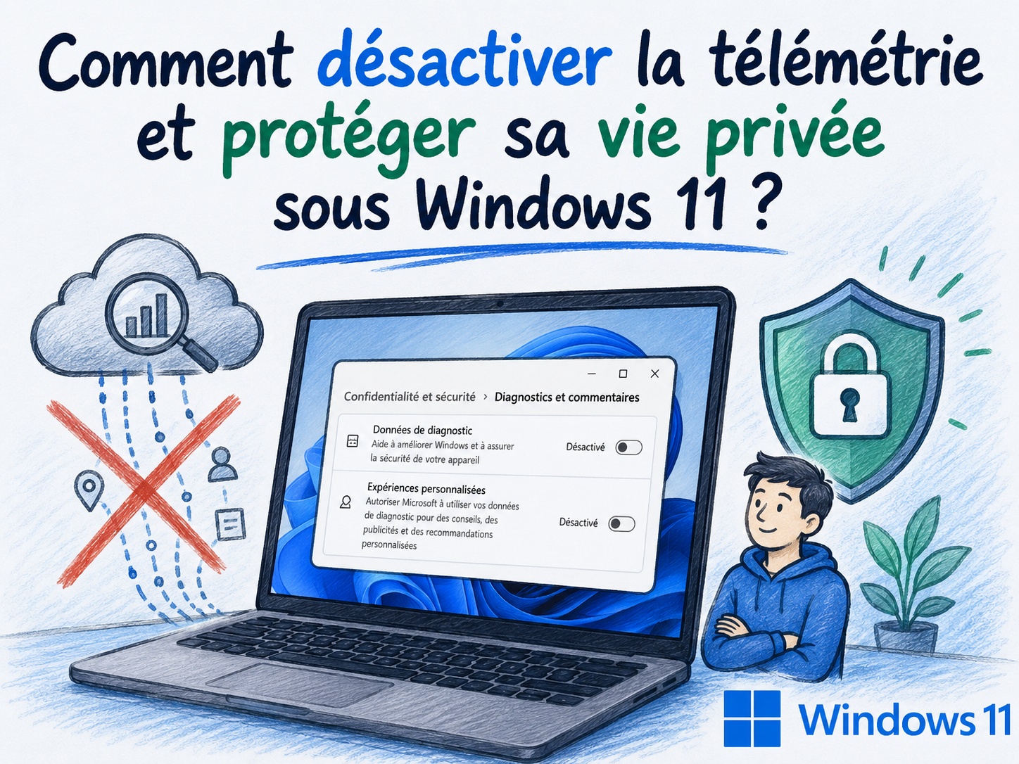 protection vie privée Windows 11