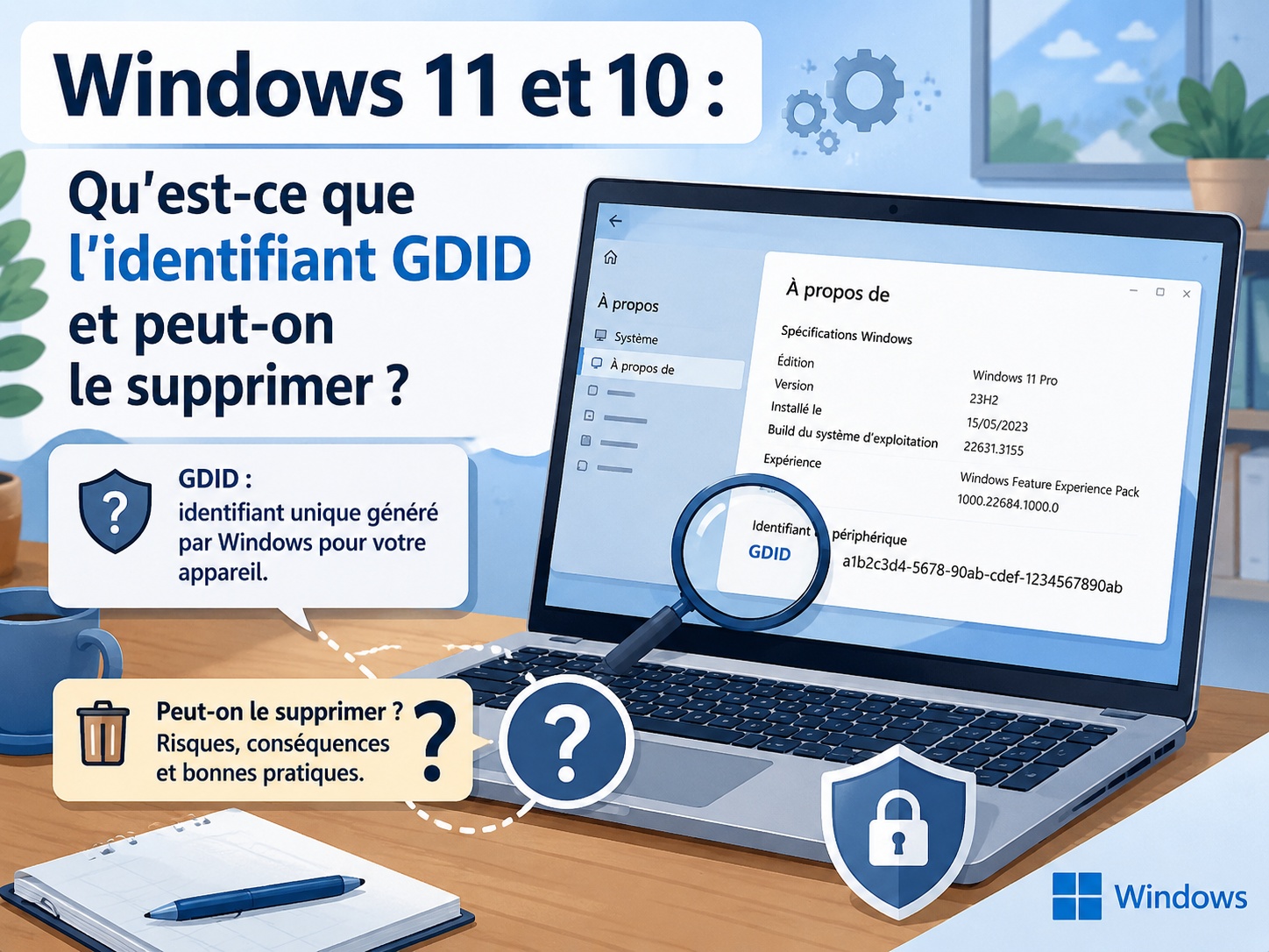 identifiant GDID Windows