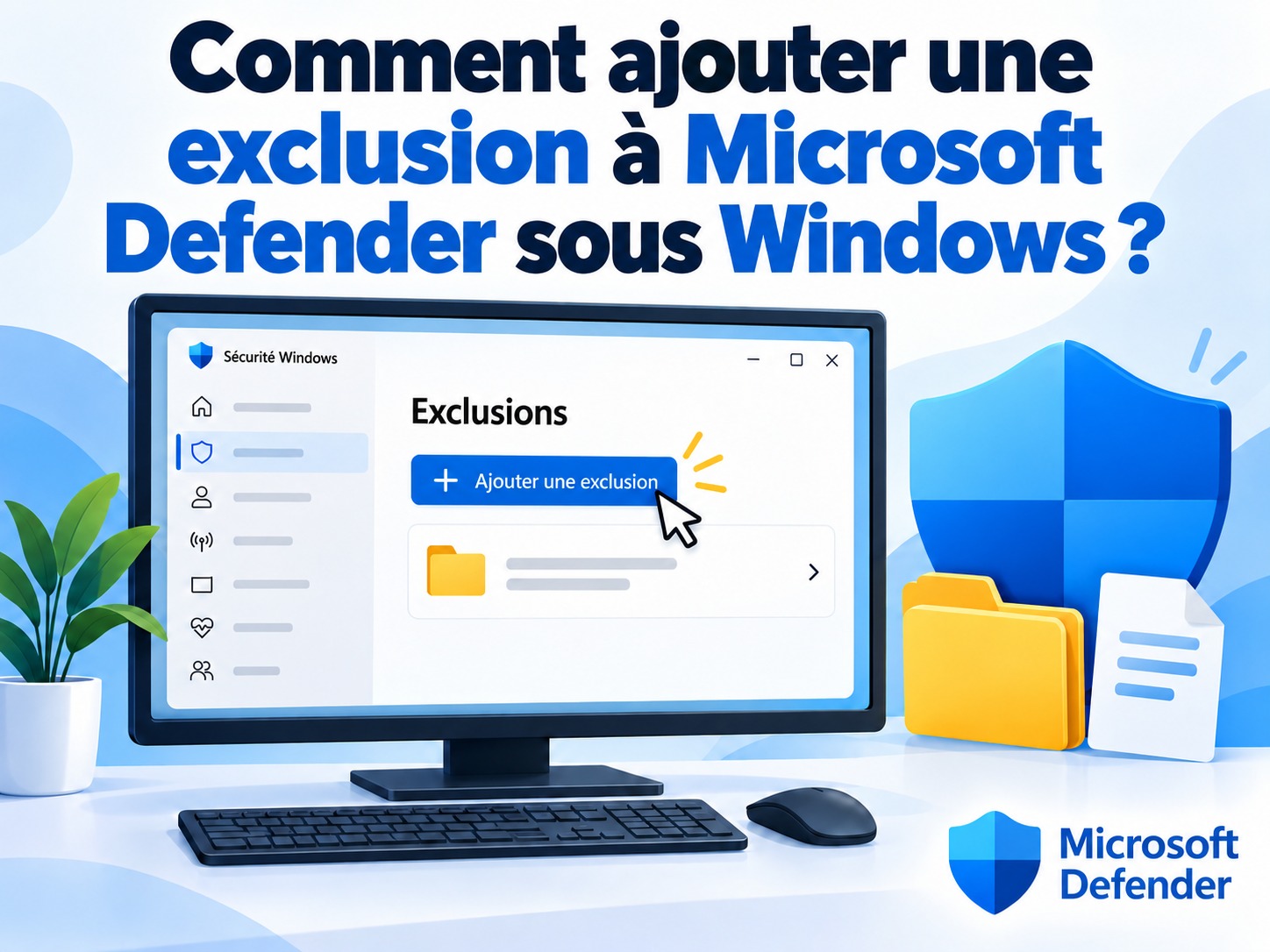 exclusion Microsoft Defender Windows