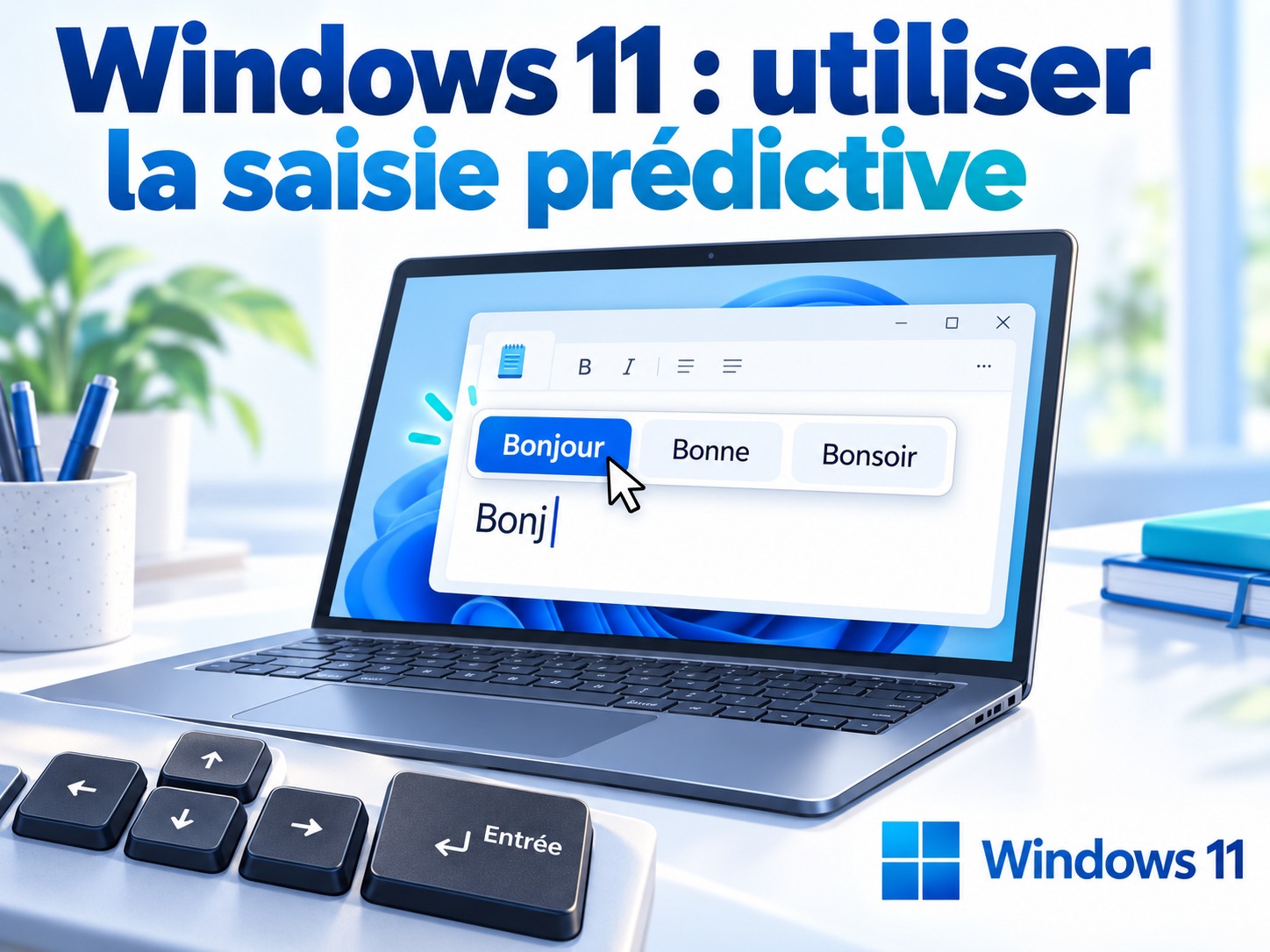 saisie prédictive Windows